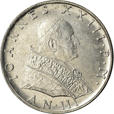 Münze, Vatikanstadt, John XXIII, 50 Lire, 1961, Roma, UNZ, Stainless Steel