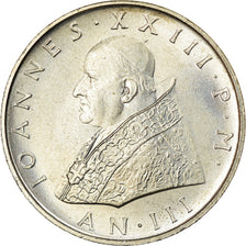 Monnaie, Cité du Vatican, John XXIII, 500 Lire, 1961, SPL, Argent, KM:65.2