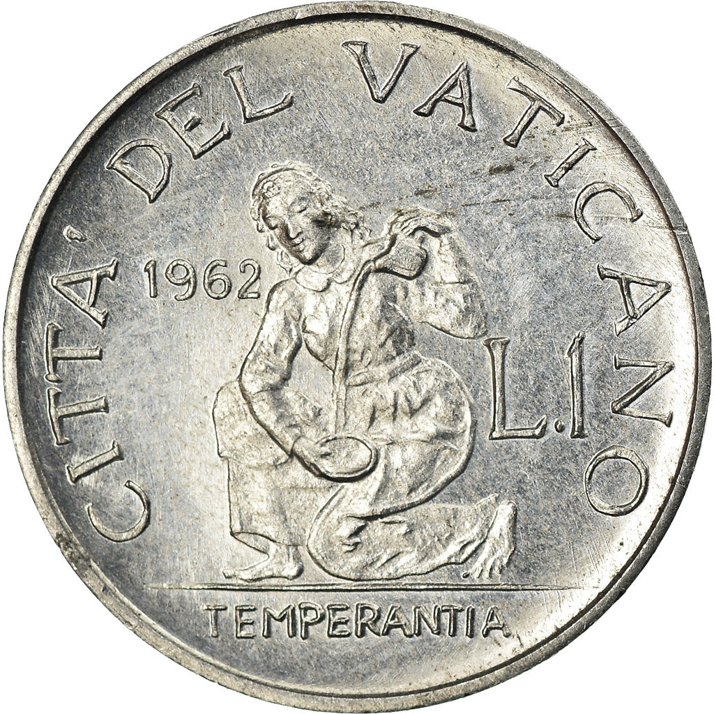 Monnaie, Cité du Vatican, John XXIII, Lira, 1962, SPL, Aluminium, KM:67