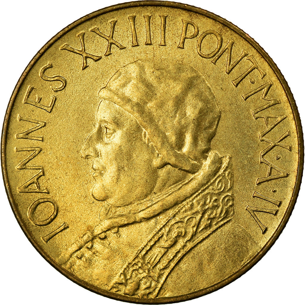 Moneta, PAŃSTWO WATYKAŃSKIE, John XXIII, 20 Lire, 1962, MS(63)