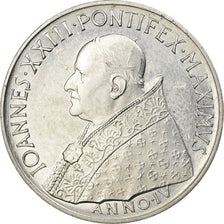 Moneta, PAŃSTWO WATYKAŃSKIE, John XXIII, 10 Lire, 1962, MS(63), Aluminium