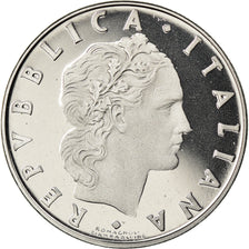 Münze, Italien, 50 Lire, 1985, Rome, Proof, STGL, Stainless Steel, KM:95.1