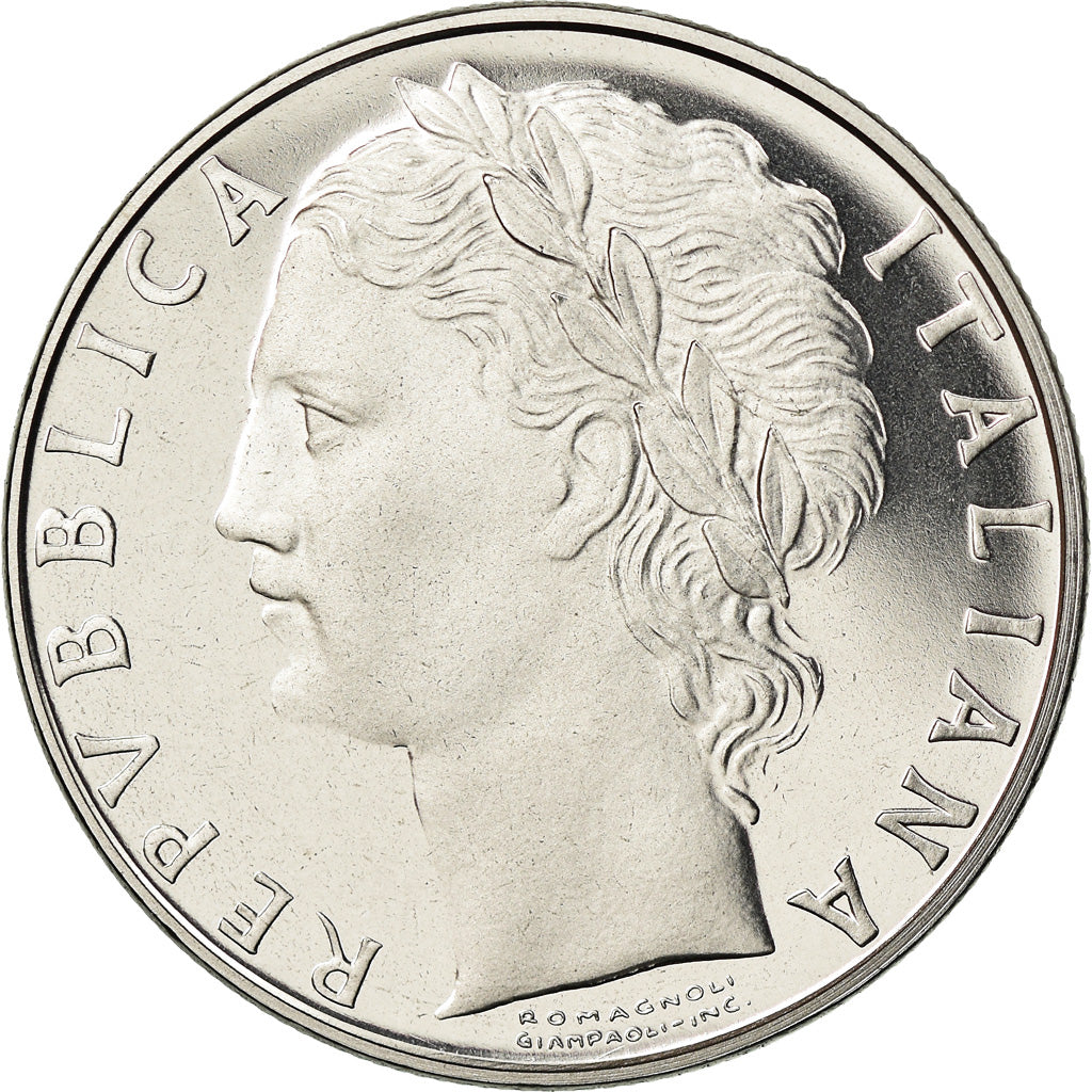 Moneta, Italia, 100 Lire, 1985, Rome, Proof, FDC, Acciaio inossidabile, KM:96.1