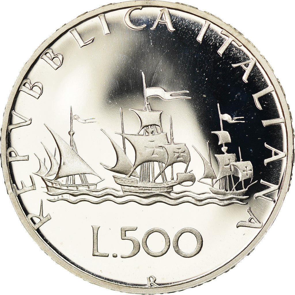 Münze, Italien, 500 Lire, 1985, Rome, Proof, STGL, Silber, KM:98