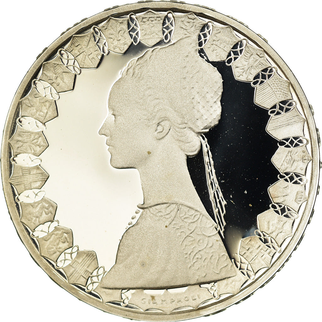 Moneta, Italia, 500 Lire, 1986, Rome, Proof, FDC, Argento, KM:98
