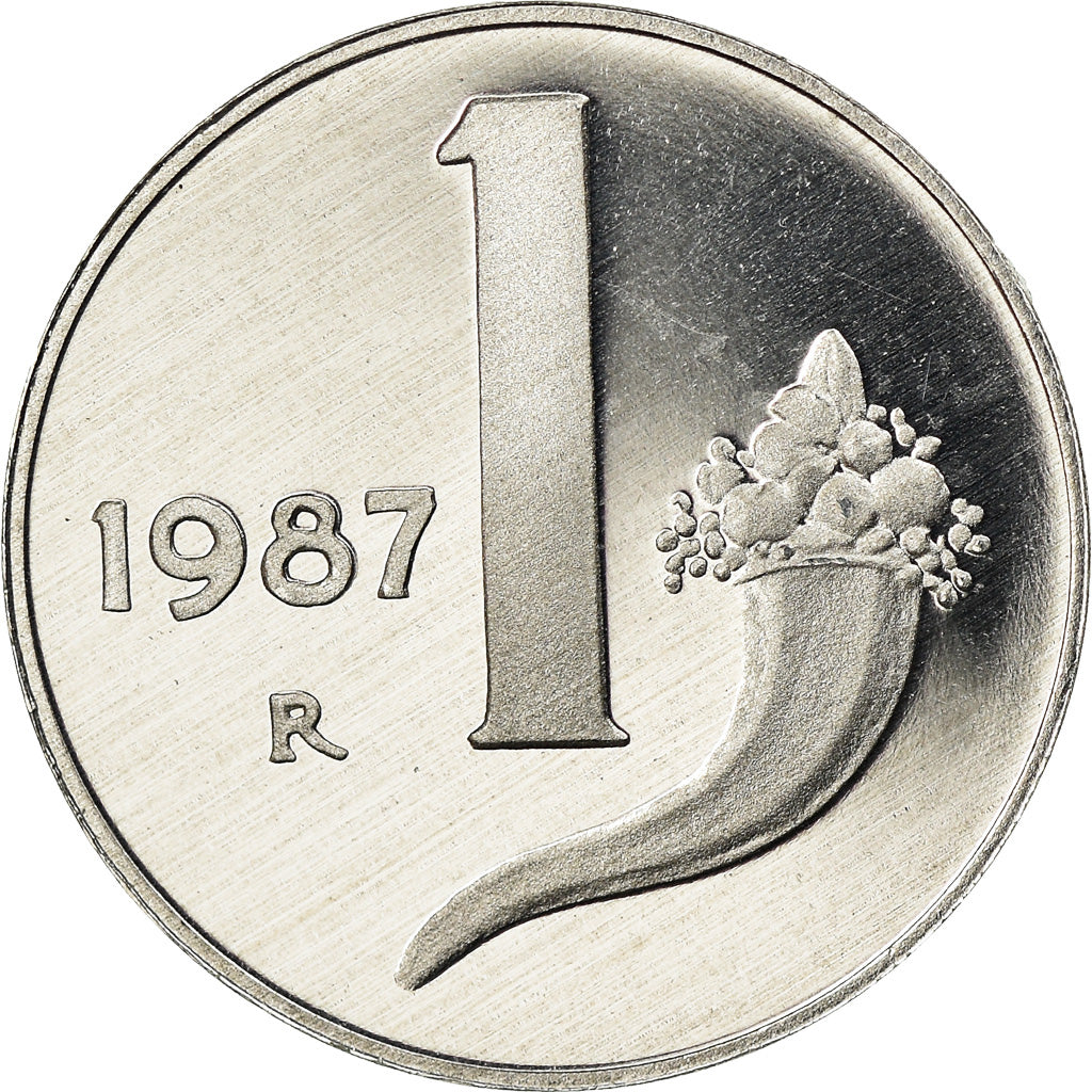 Moneta, Italia, Lira, 1987, Rome, Proof, FDC, Alluminio, KM:91