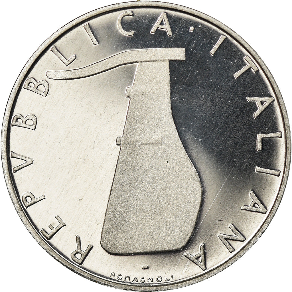 Moneta, Italia, 5 Lire, 1987, Rome, Proof, FDC, Alluminio, KM:92