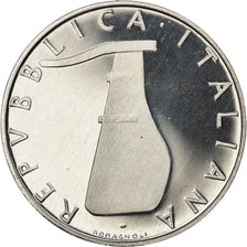 Moneta, Italia, 5 Lire, 1987, Rome, Proof, FDC, Alluminio, KM:92