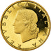 Coin, Italy, 20 Lire, 1987, Rome, Proof, MS(65-70), Aluminum-Bronze, KM:97.2