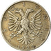Moneda, Albania, 1/2 Lek, 1926, Rome, MBC, Níquel, KM:4