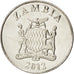 ZAMBIA, Kwacha, 2012, KM #209, MS(63), Nickel plated steel, 4.99