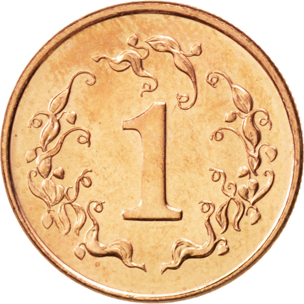 Coin, Zimbabwe, Cent, 1997, MS(63), Bronze Plated Steel, KM:1a