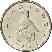 Coin, Zimbabwe, 5 Cents, 1997, MS(63), Copper-nickel, KM:2