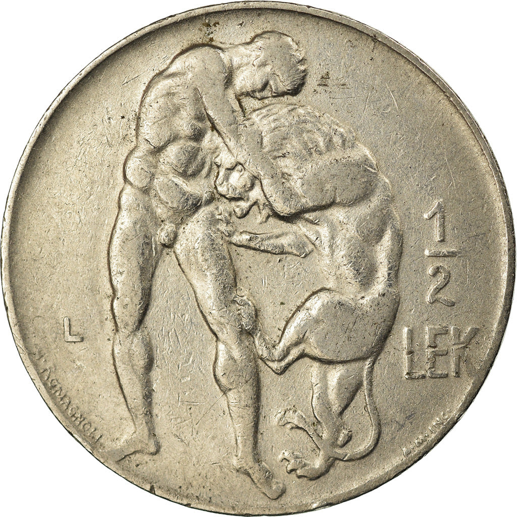 Monnaie, Albania, Zog I, 1/2 Lek, 1931, TTB, Nickel, KM:13