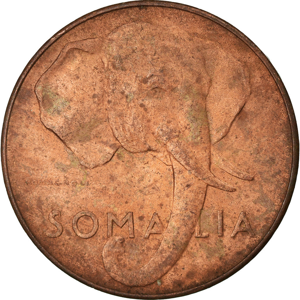 Moneda, Somalia, Centesimo, 1950, MBC, Cobre, KM:1