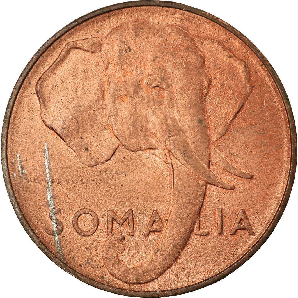 Moneta, Somalia, Centesimo, 1950, MS(60-62), Miedź, KM:1