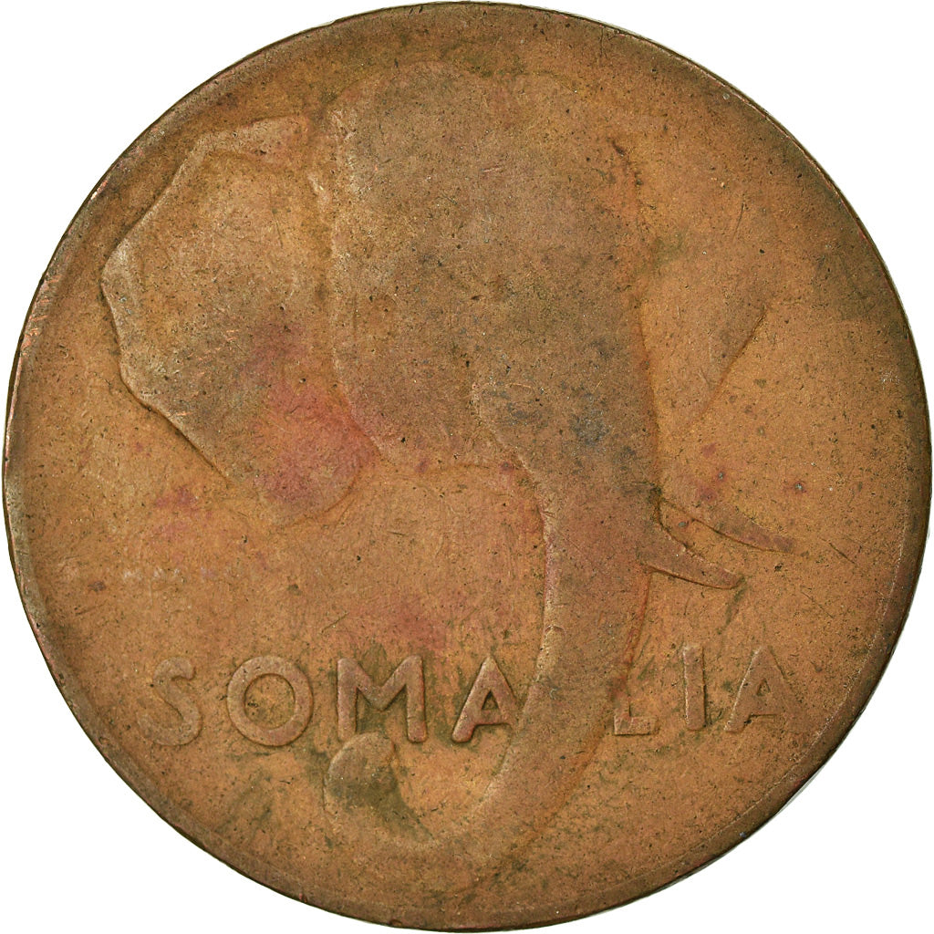 Moneta, Somalia, 10 Centesimi, 1950, VF(20-25), Miedź, KM:3