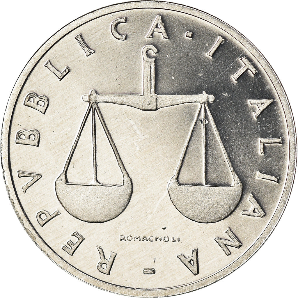 Moneta, Włochy, Lira, 1988, Rome, Proof, MS(65-70), Aluminium, KM:91