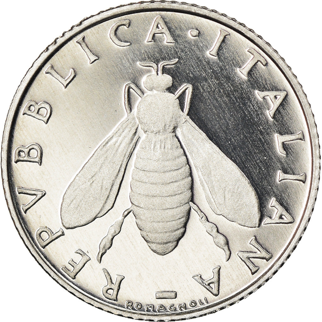 Monnaie, Italie, 2 Lire, 1988, Rome, Proof, FDC, Aluminium, KM:94