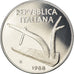 Moneta, Włochy, 10 Lire, 1988, Rome, Proof, MS(65-70), Aluminium, KM:93