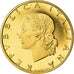 Monnaie, Italie, 20 Lire, 1988, Rome, Proof, FDC, Aluminum-Bronze, KM:97.2