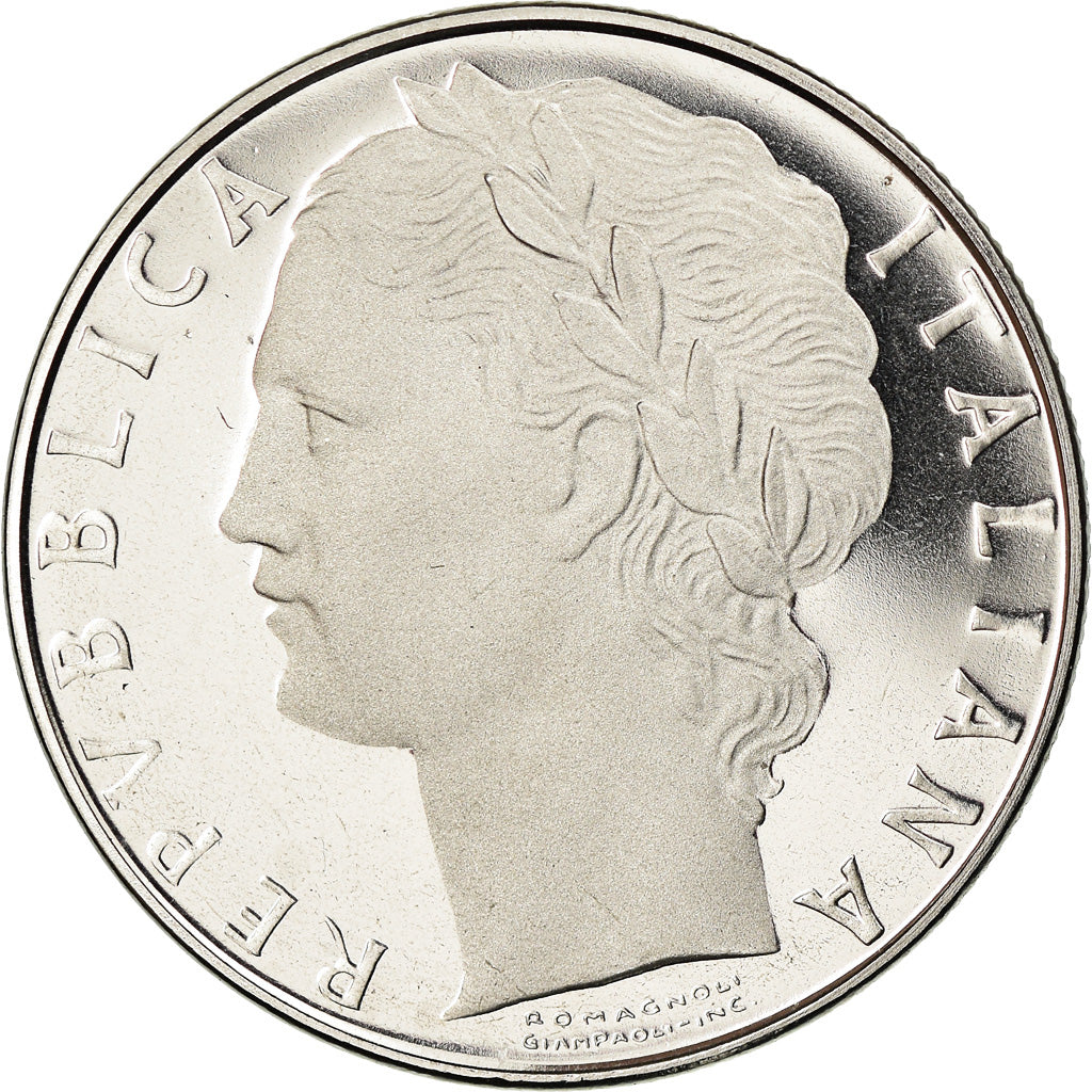 Coin, Italy, 100 Lire, 1988, Rome, Proof, MS(65-70), Stainless Steel, KM:96.1