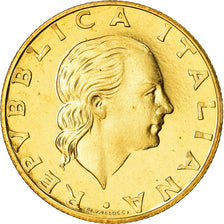 Coin, Italy, 200 Lire, 1988, Rome, Proof, MS(65-70), Aluminum-Bronze, KM:105
