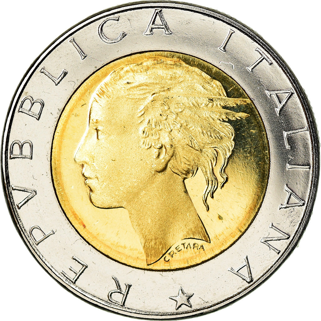 Moneta, Italia, 500 Lire, 1988, Rome, Proof, FDC, Bi-metallico, KM:111