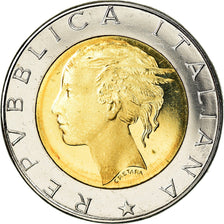 Moneta, Italia, 500 Lire, 1988, Rome, Proof, FDC, Bi-metallico, KM:111