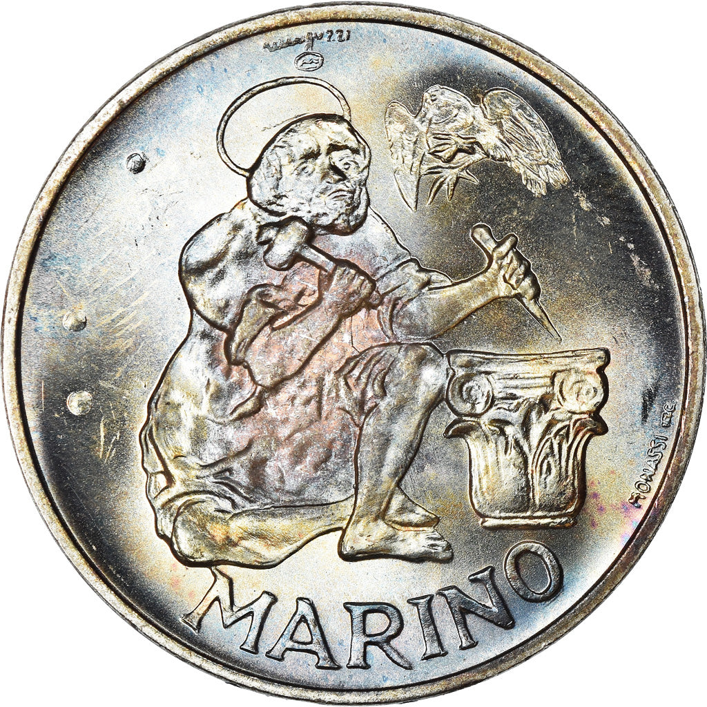 Moneta, San Marino, 500 Lire, 1975, SPL, Argento, KM:48