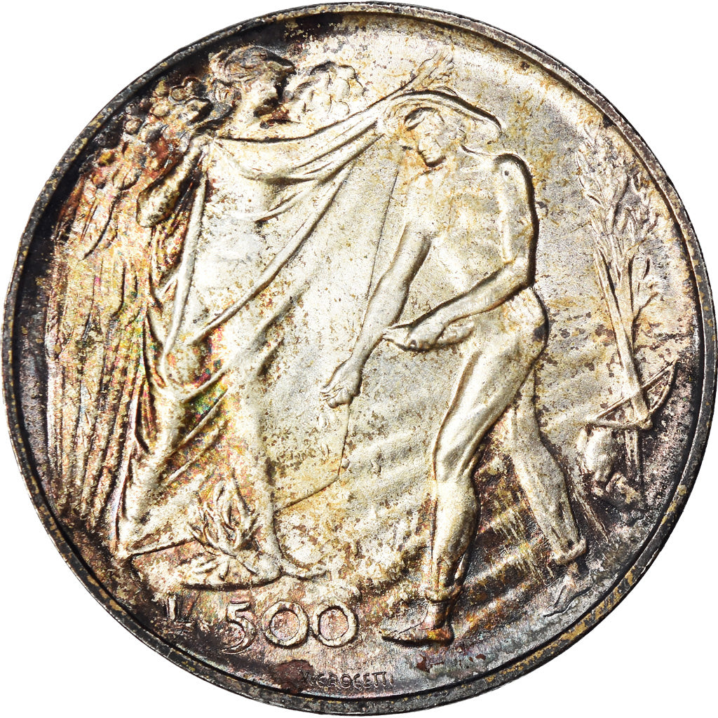 Münze, San Marino, 500 Lire, 1976, VZ+, Silber, KM:59