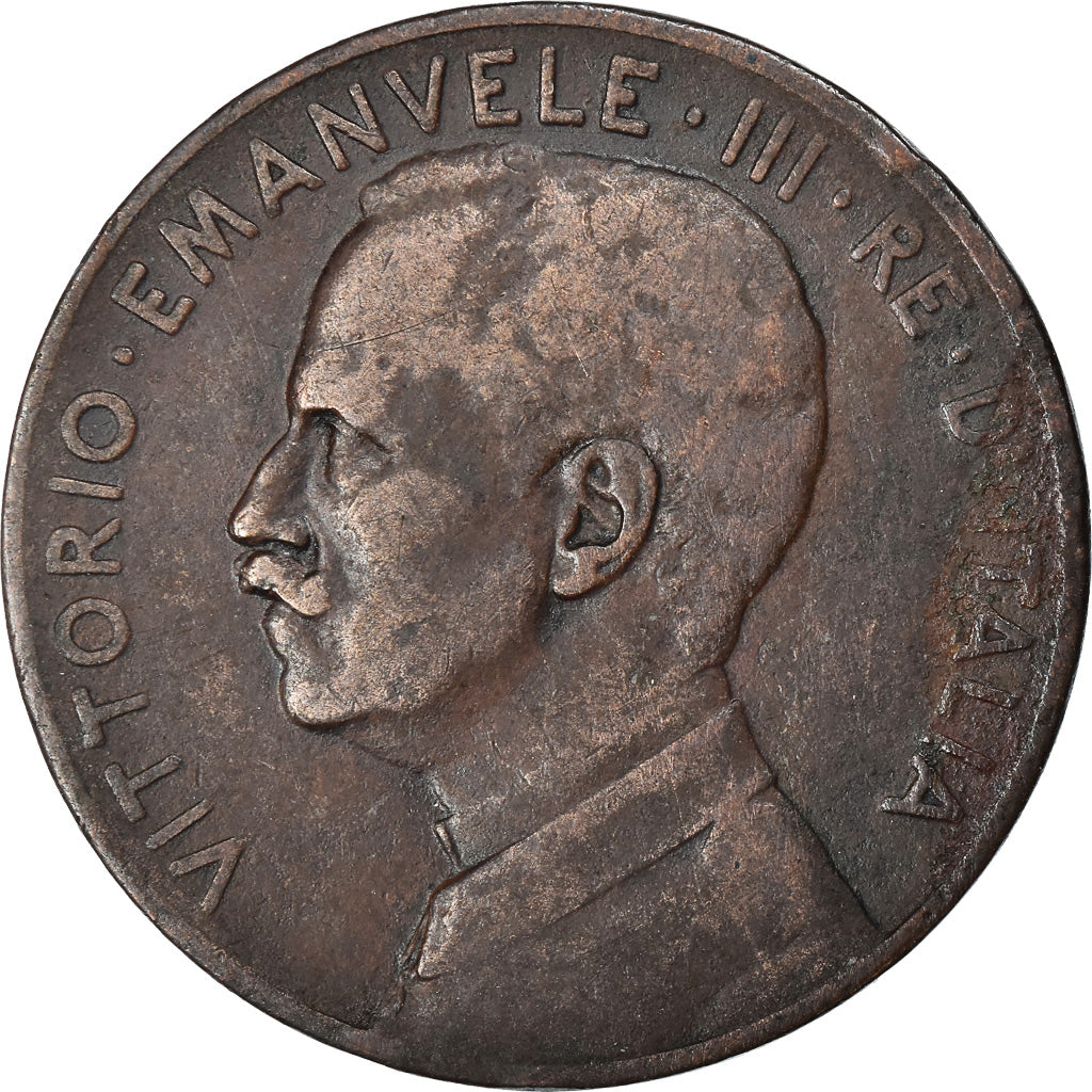 Münze, Italien, Vittorio Emanuele III, 5 Centesimi, 1915, Rome, S, Bronze