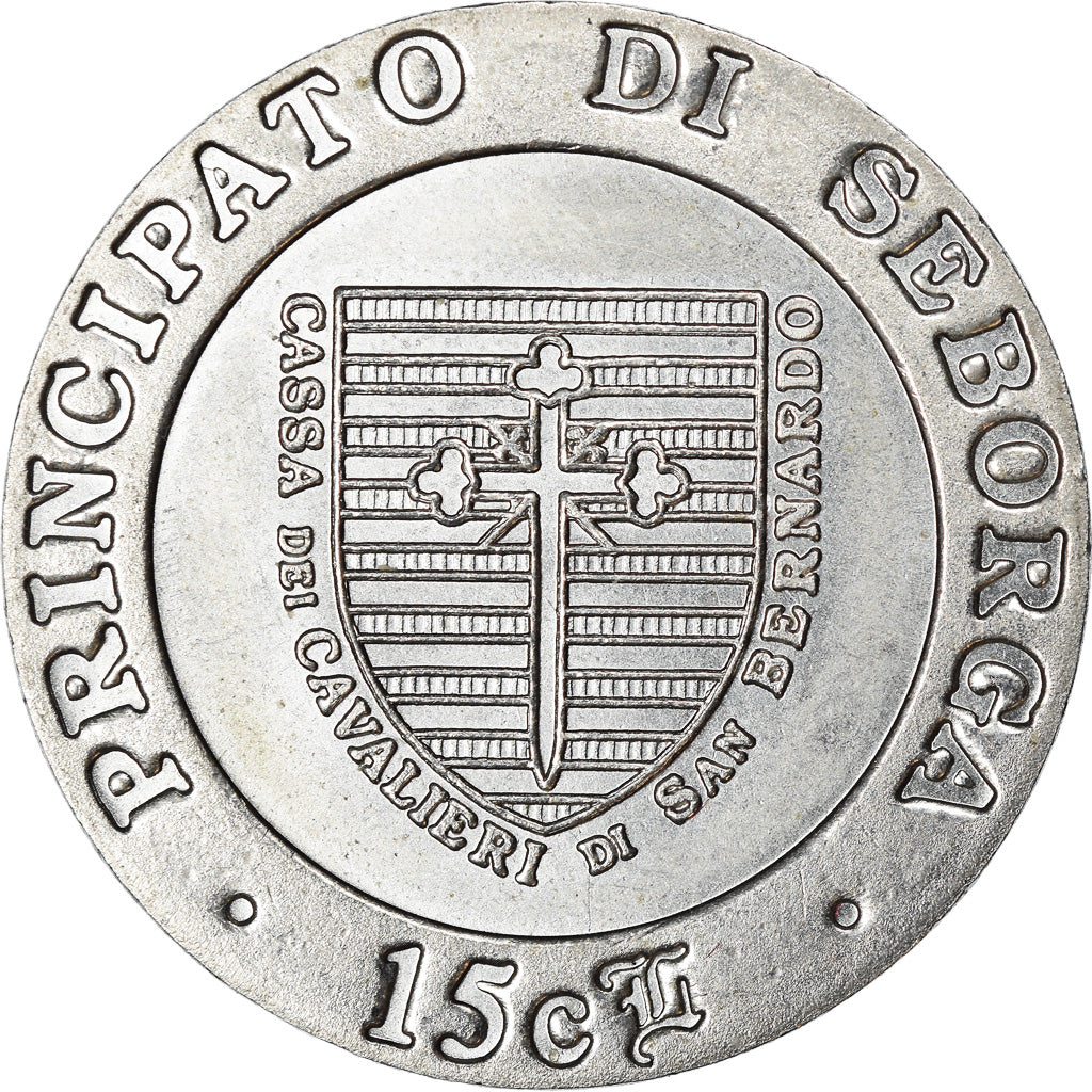 Moneta, SEBORGA, Prince Giorgio I, 15 Centesimi, 1996, Seborga, SPL