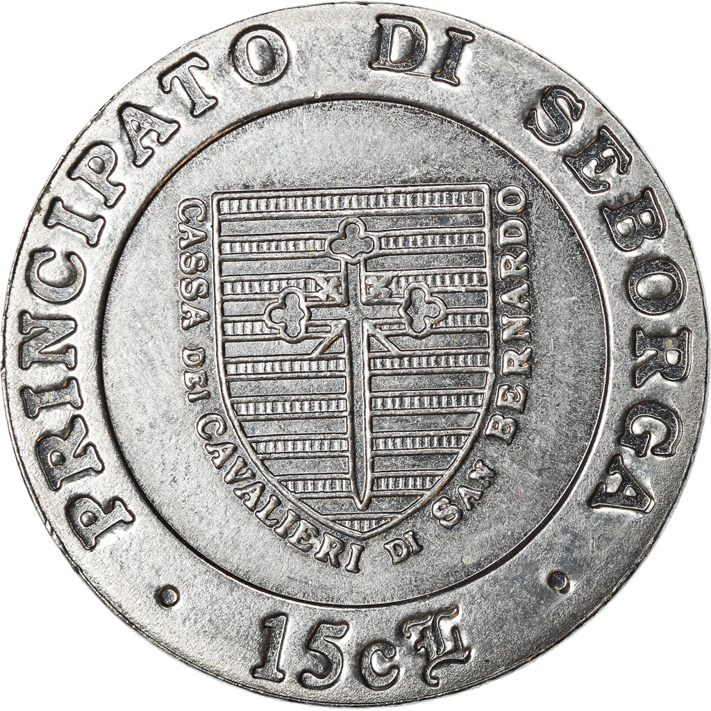 Moneta, SEBORGA, Prince Giorgio I, 15 Centesimi, 1996, Seborga, SPL