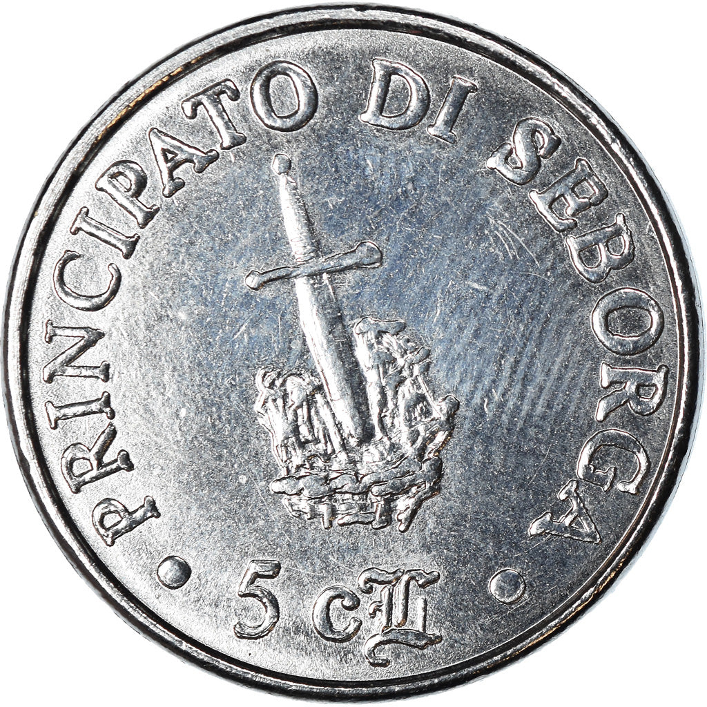 Moneta, SEBORGA, Prince Giorgio I, 5 Centesimi, 1995, Seborga, SPL, Rame-nichel