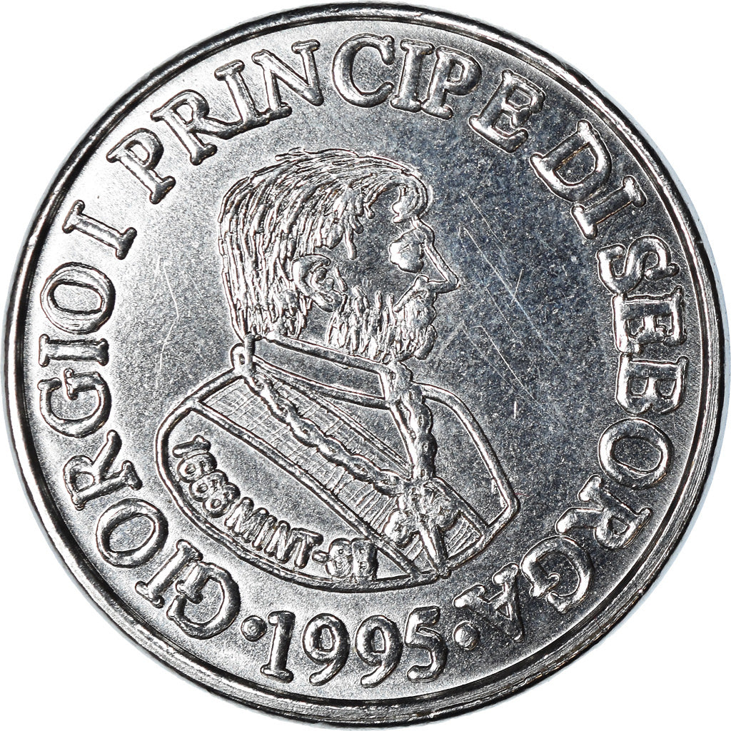 Moneta, SEBORGA, Prince Giorgio I, 5 Centesimi, 1995, Seborga, SPL, Rame-nichel