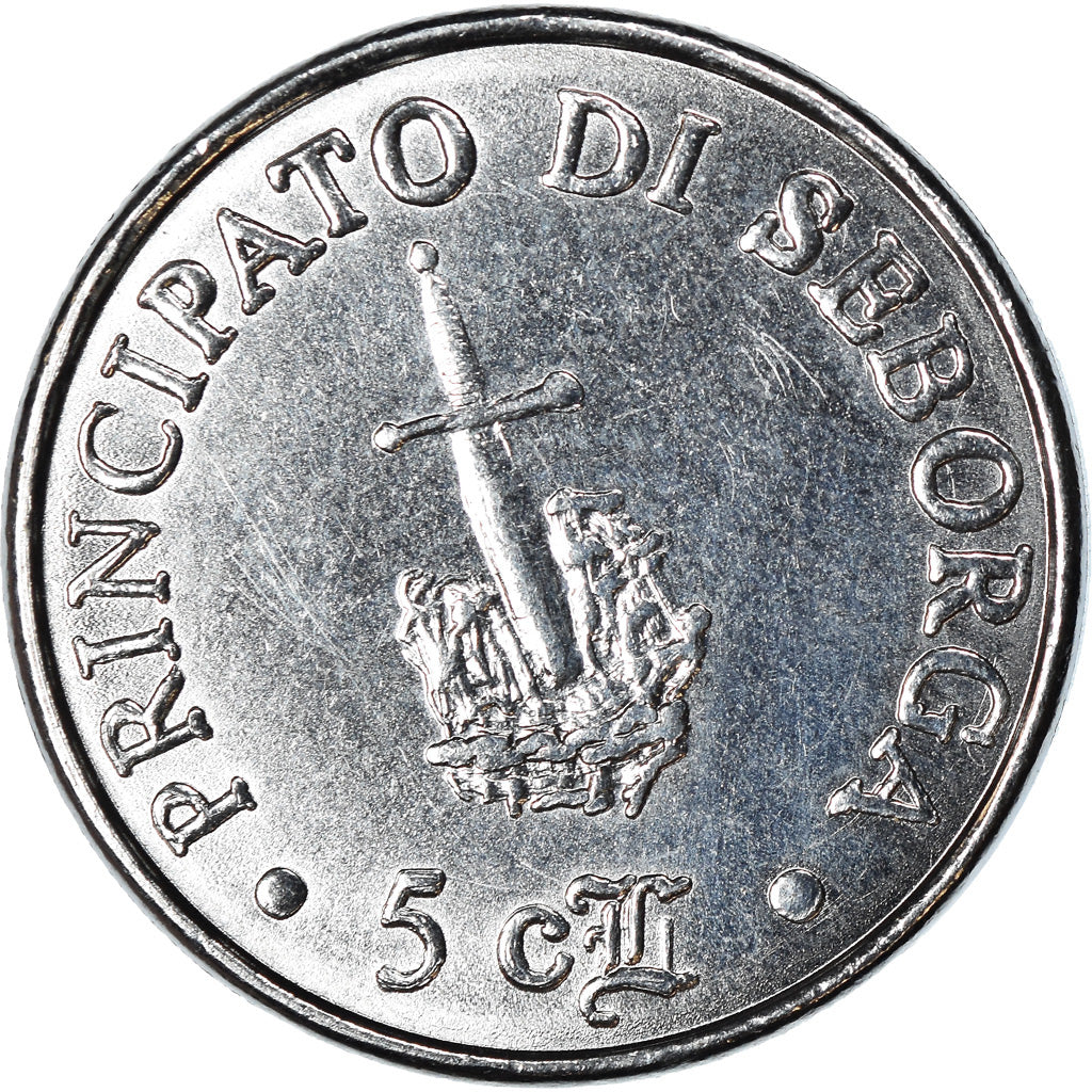 Moneta, SEBORGA, Prince Giorgio I, 5 Centesimi, 1995, Seborga, SPL, Rame-nichel
