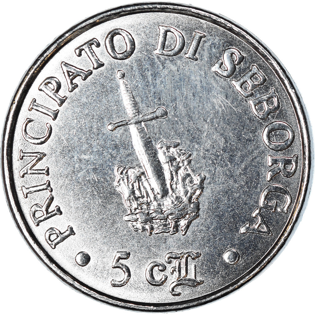 Münze, SEBORGA, Prince Giorgio I, 5 Centesimi, 1995, Seborga, VZ+