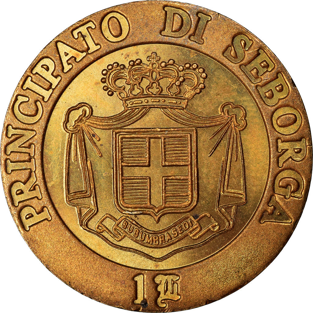Moneta, SEBORGA, Prince Giorgio I, Luigi, 1995, Seborga, SPL, Bronzo, KM:4