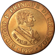 Moneta, SEBORGA, Prince Giorgio I, Luigi, 1996, Seborga, SPL, Bronzo, KM:10