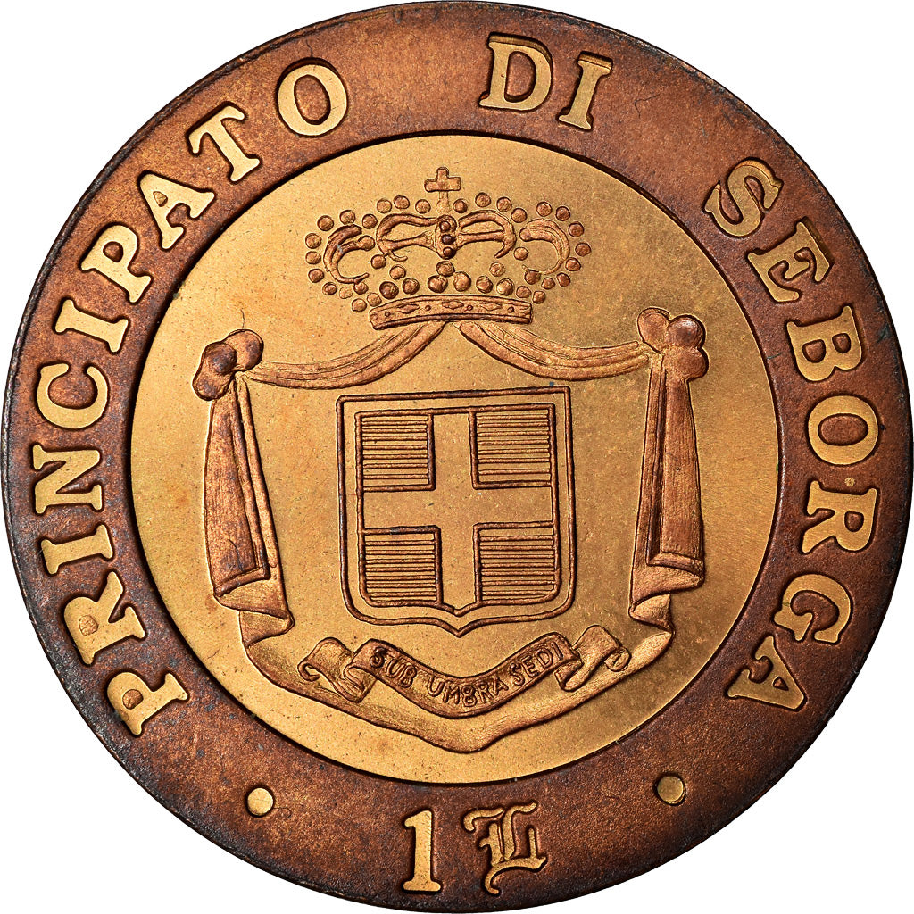 Moneta, SEBORGA, Prince Giorgio I, Luigi, 1996, Seborga, SPL, Bronzo, KM:10