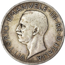 Monnaie, Italie, Vittorio Emanuele III, 5 Lire, 1926, Rome, TB+, Argent, KM:67.1