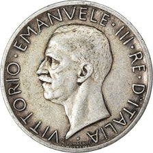 Monnaie, Italie, Vittorio Emanuele III, 5 Lire, 1927, Rome, TTB, Argent, KM:67.1