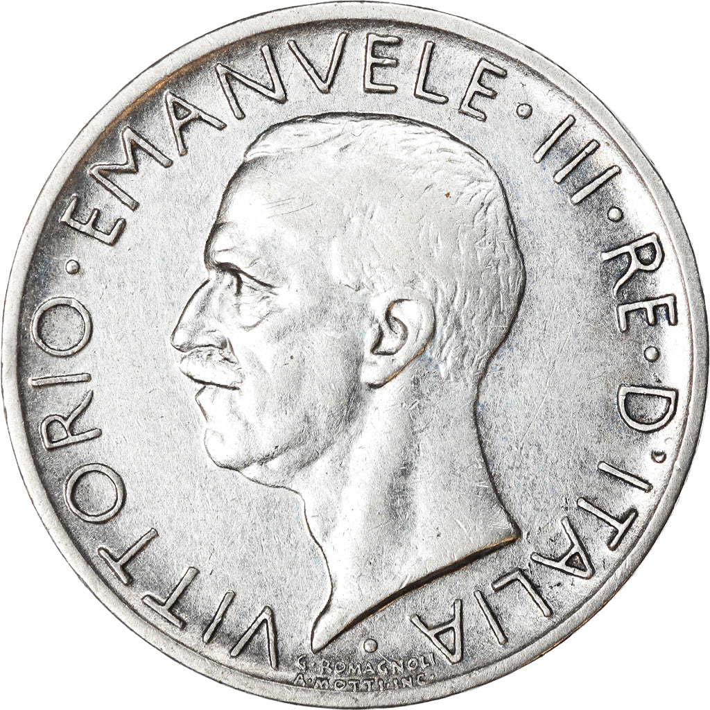 Monnaie, Italie, Vittorio Emanuele III, 5 Lire, 1930, Rome, TTB+, Argent