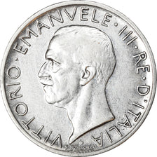 Monnaie, Italie, Vittorio Emanuele III, 5 Lire, 1930, Rome, TTB+, Argent
