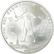 Münze, Russland, 5 Roubles, 1980, Saint-Petersburg, UNZ, Silber, KM:182