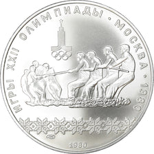 Münze, Russland, 10 Roubles, 1980, Leningrad, UNZ, Silber, KM:184
