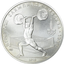 Münze, Russland, 5 Roubles, 1979, UNZ, Silber, KM:166