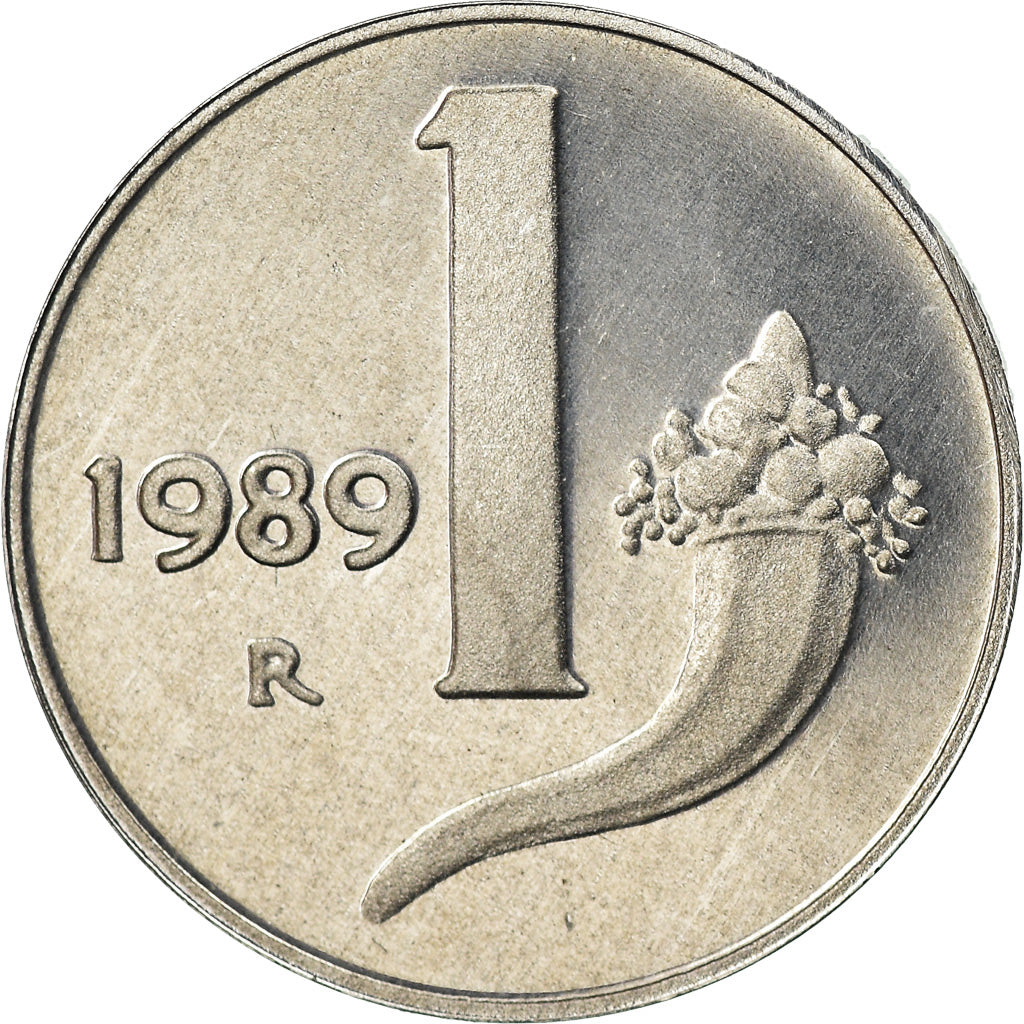Münze, Italien, Lira, 1989, Rome, Proof, STGL, Aluminium, KM:91