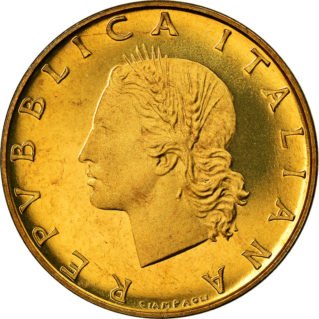 Moneta, Italia, 20 Lire, 1989, Rome, Proof, FDC, Alluminio-bronzo, KM:97.2